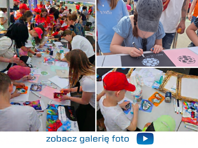KW Trade at Wisła Kraków’s championship picnic! Our Airbrush won fans’ hearts