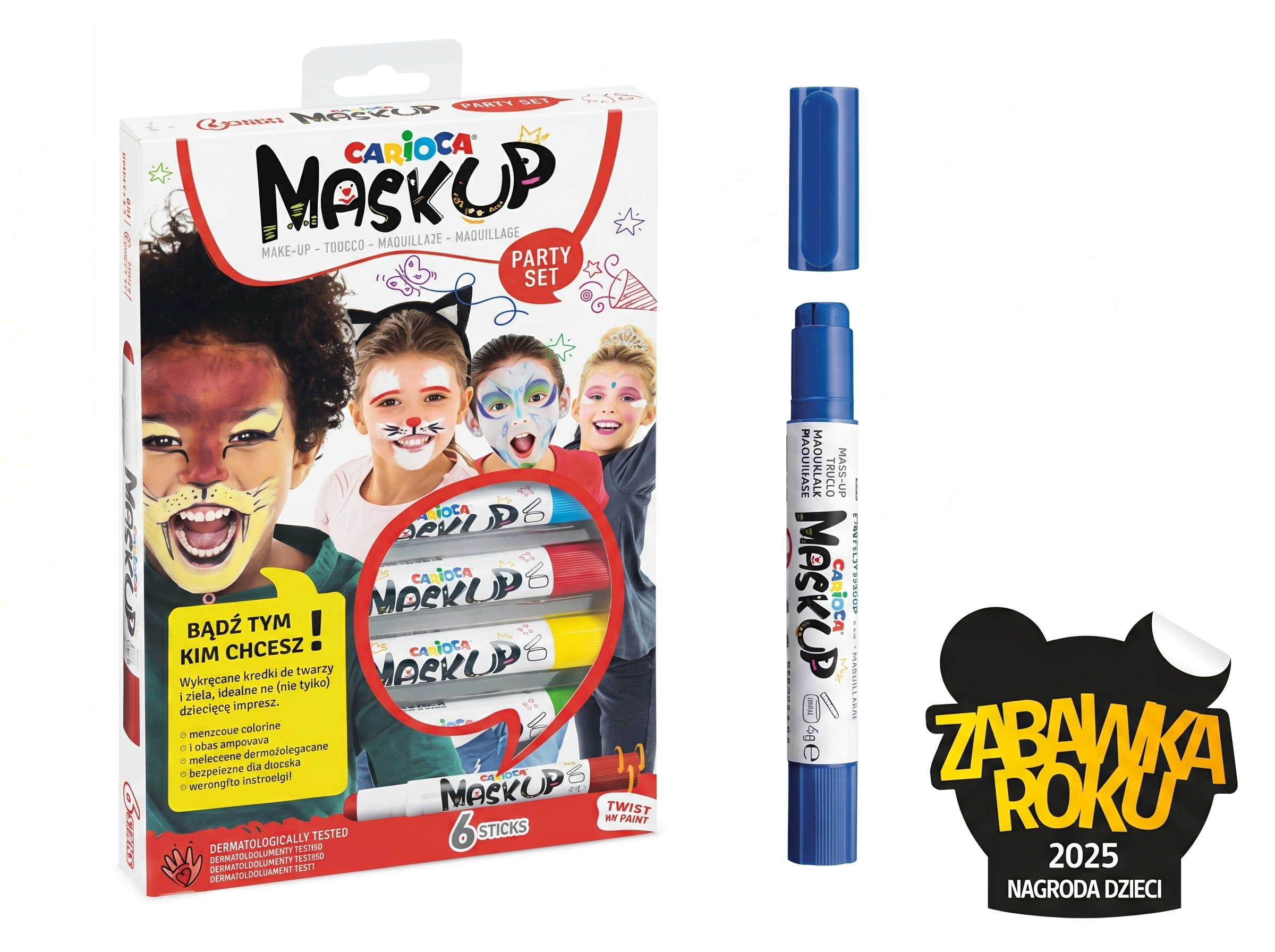 Carioca MaskUp face crayons awarded in Toy of the Year contest
